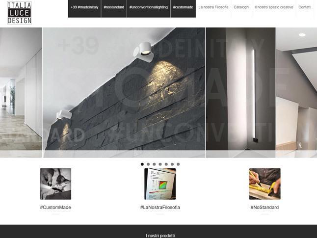 Italia Luce Design - Sito vetrina sviluppato con Wordpress