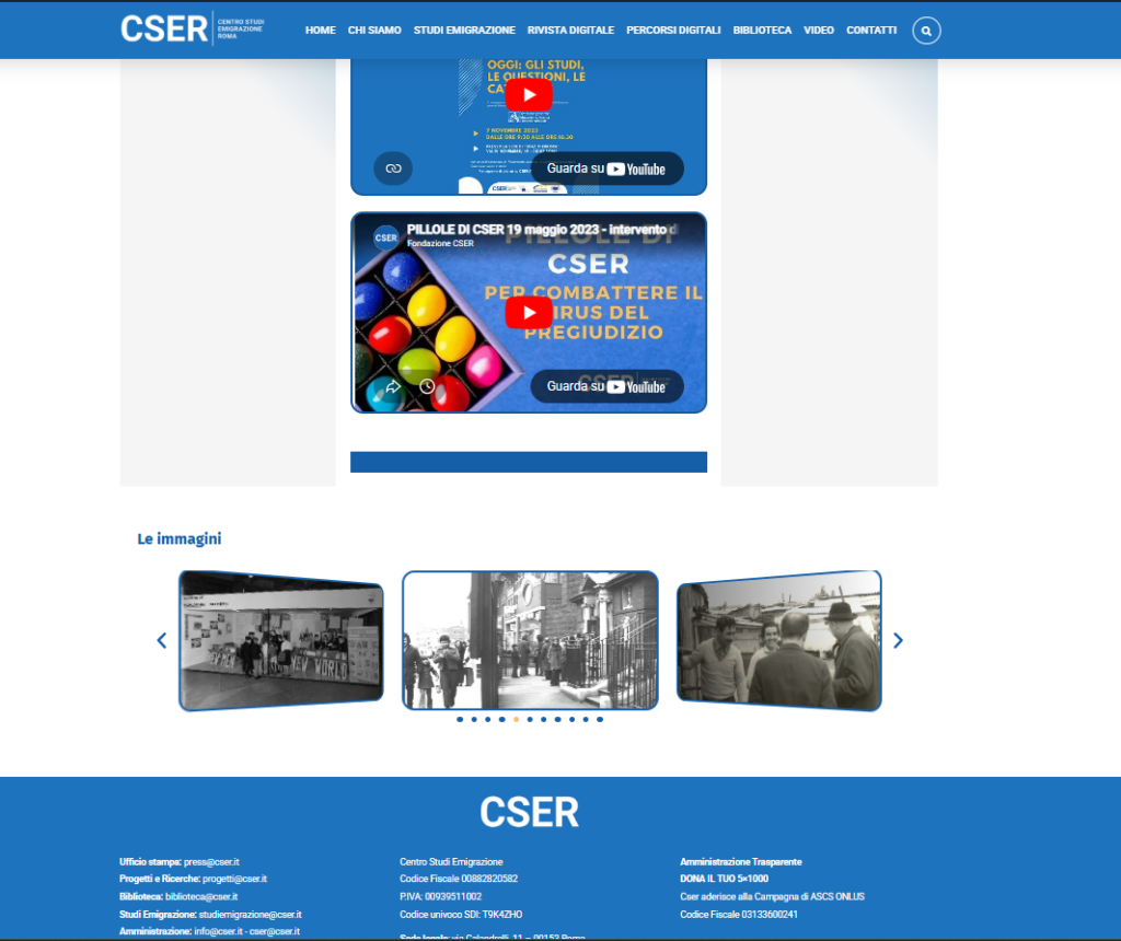 Gestione e ottimizzazione sito cser.it