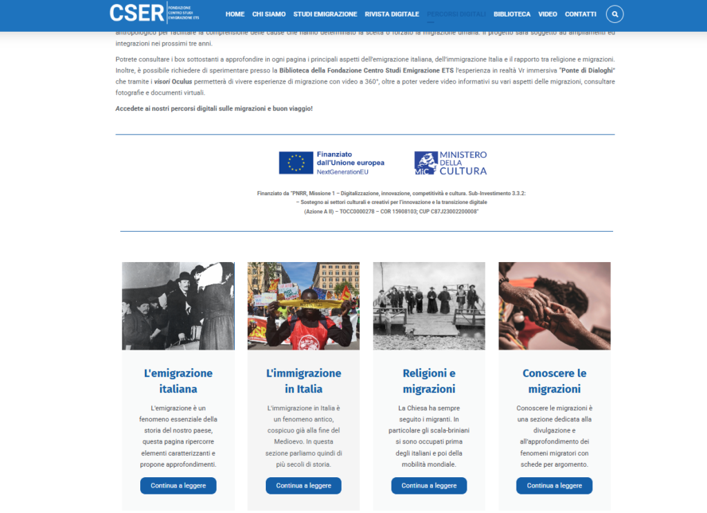 Gestione e ottimizzazione sito cser.it