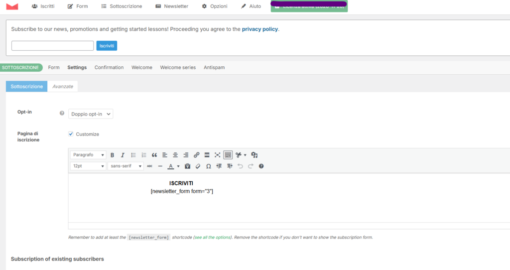 Gestione e ottimizzazione sito cser.it