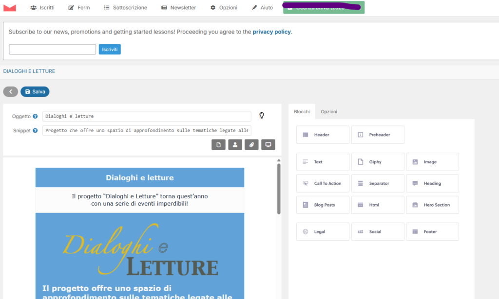 Gestione e ottimizzazione sito cser.it
